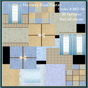 Nursery Blue Pastel MDB-00